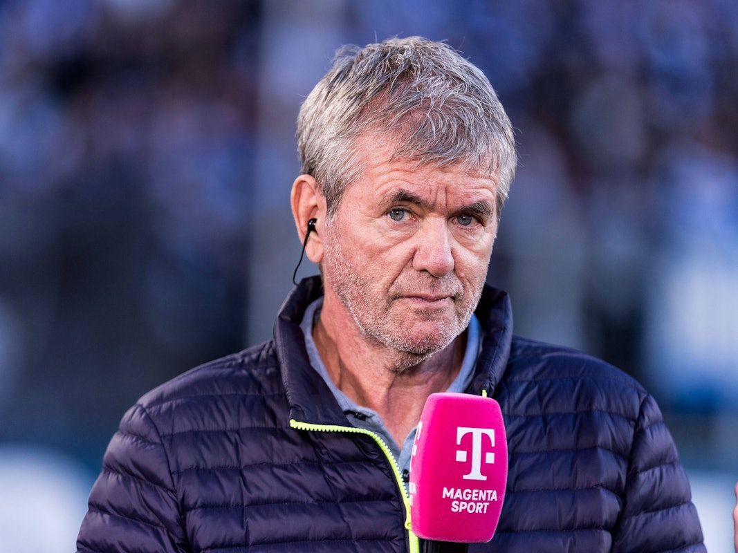 Friedhelm Funkel im TV-Interview.