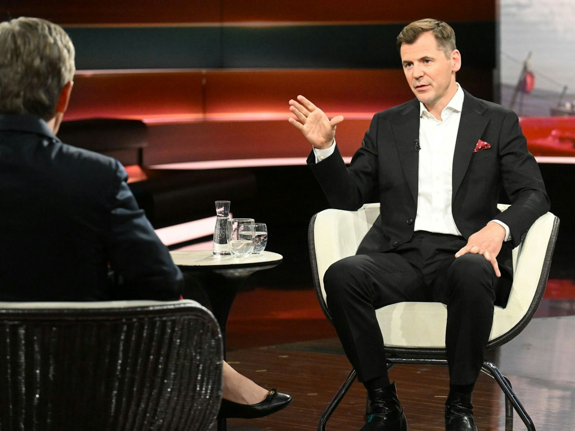 Nahost-Experte Daniel Gerlach sprach bei Markus Lanz über den Zehn-Punkte-Plan aus Teheran. (Bild: ZDF/ Cornelia Lehmann)