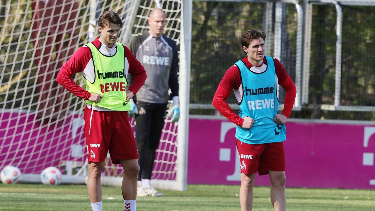 Joel Schmied und Alessio Castro beim FC-Training