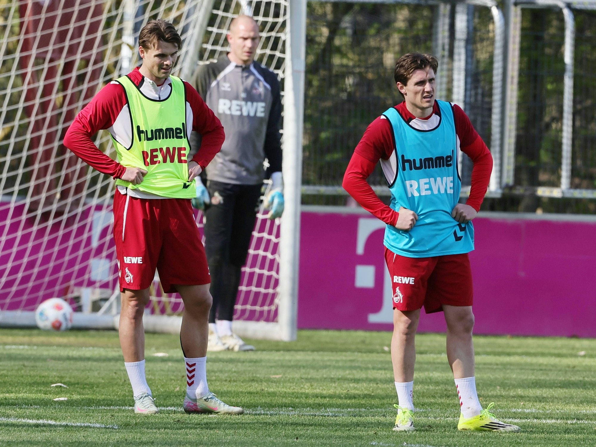 Joel Schmied und Alessio Castro beim FC-Training