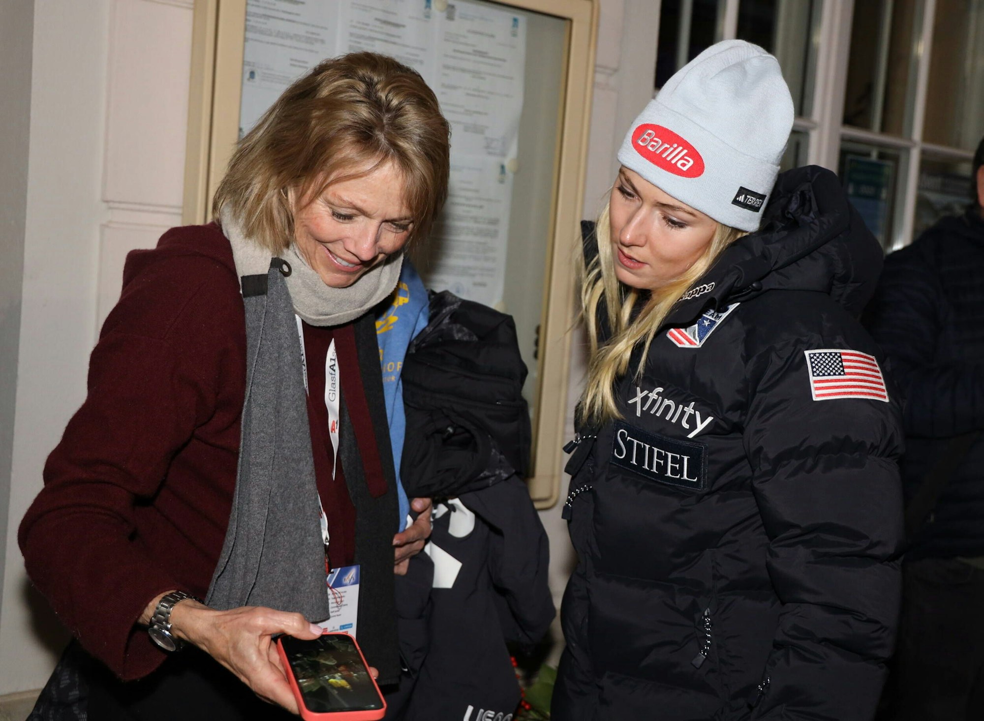 Mikaela Shiffrin und ihre Mutter Eileen.