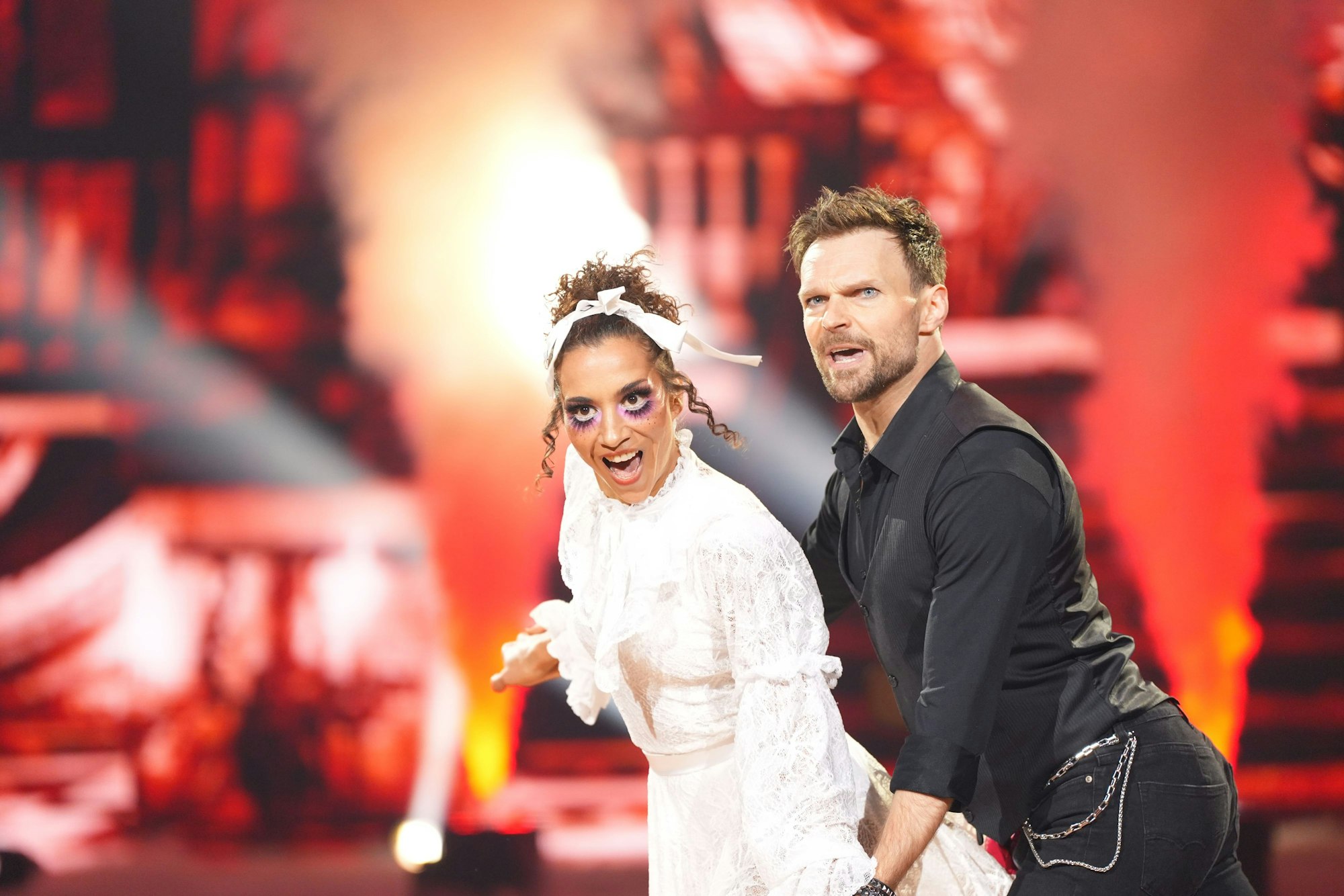 Nadja Benaissa und Vadim Garbuzov kassierten 30 Punkte von der Jury.