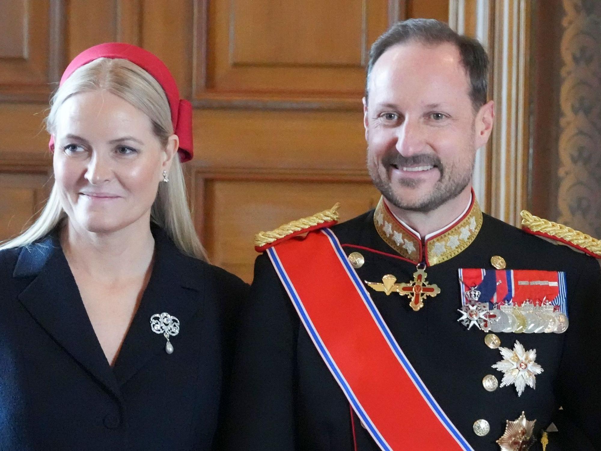 Das norwegische Kronprinzenpaar Mette-Marit und Haakon.