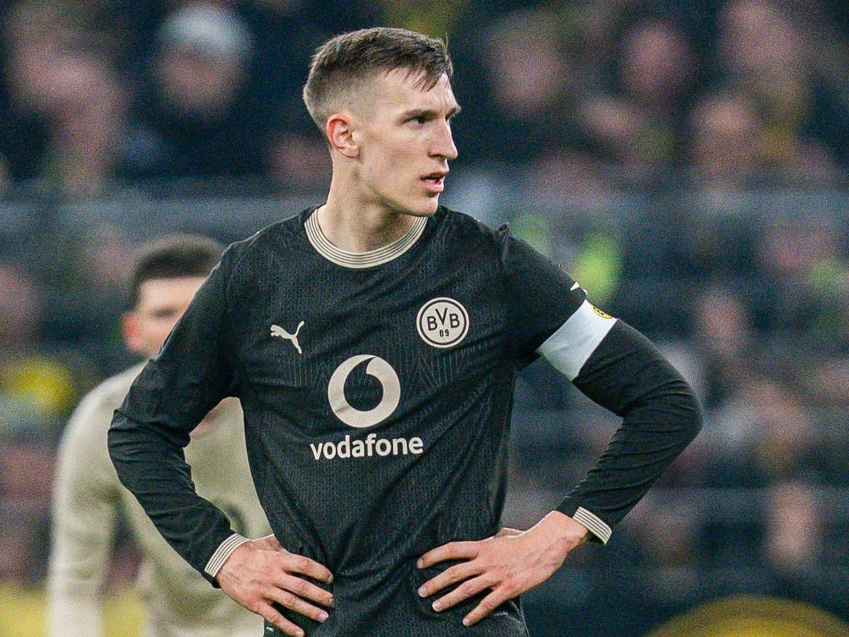 Nico Schlotterbeck bei einem Spiel für Borussia Dortmund.