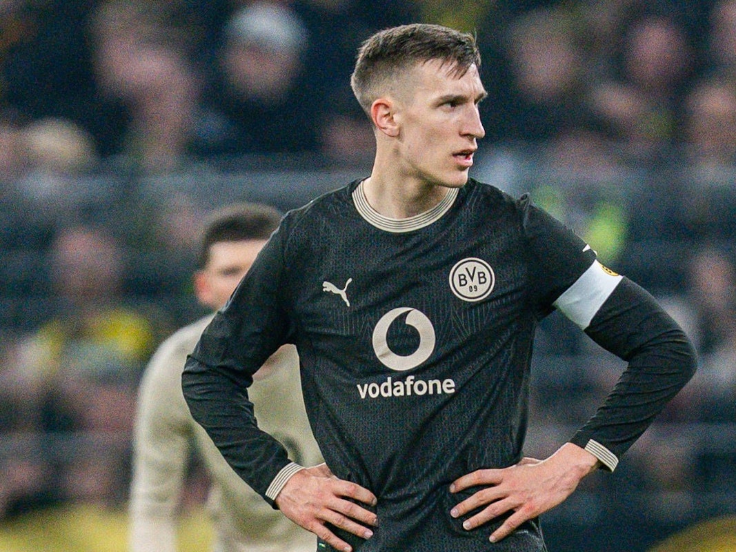 Nico Schlotterbeck bei einem Spiel für Borussia Dortmund.