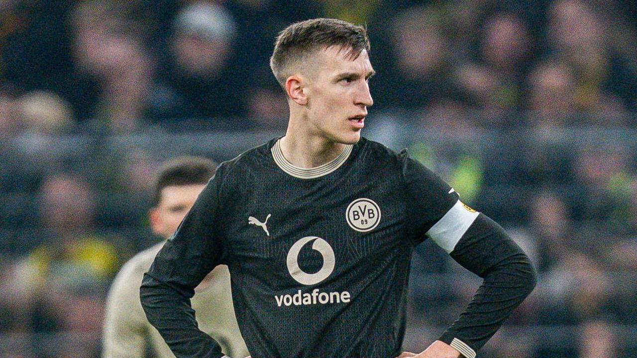 Nico Schlotterbeck bei einem Spiel für Borussia Dortmund.