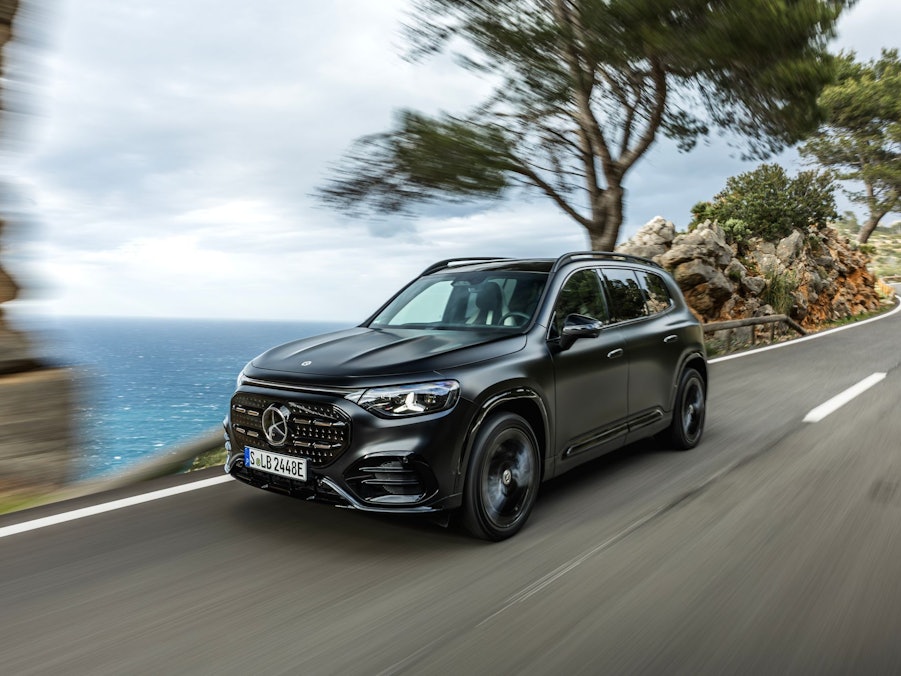 Testfahrt des neuen Mercedes GLB