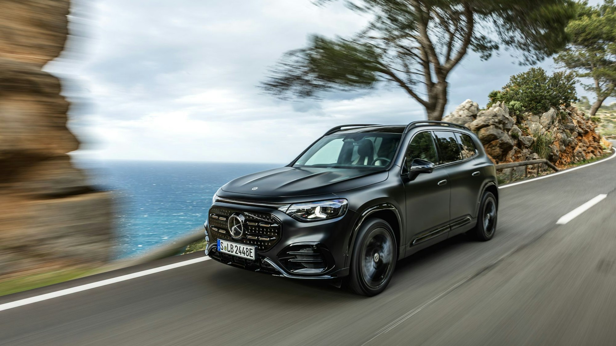 Testfahrt des neuen Mercedes GLB