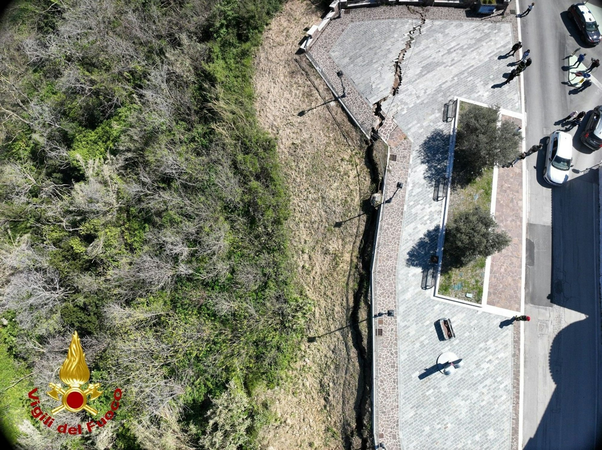 Erdrutsch in Süditalien