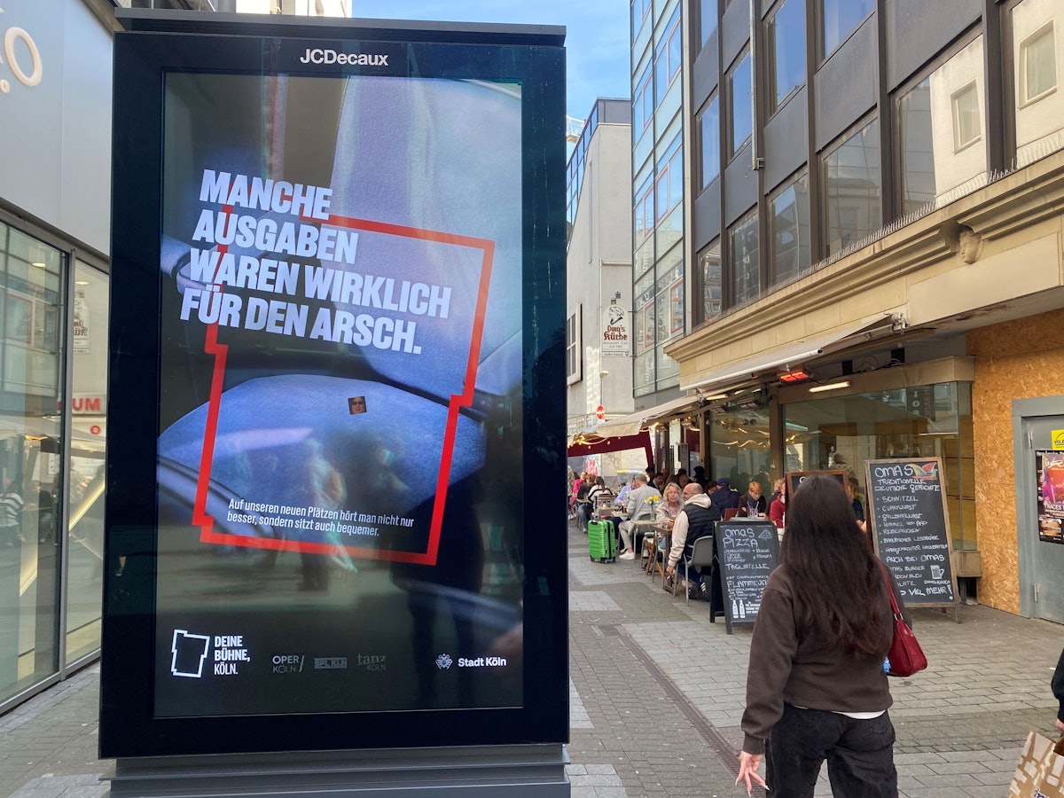 PR-Plakat für die Kölner Oper