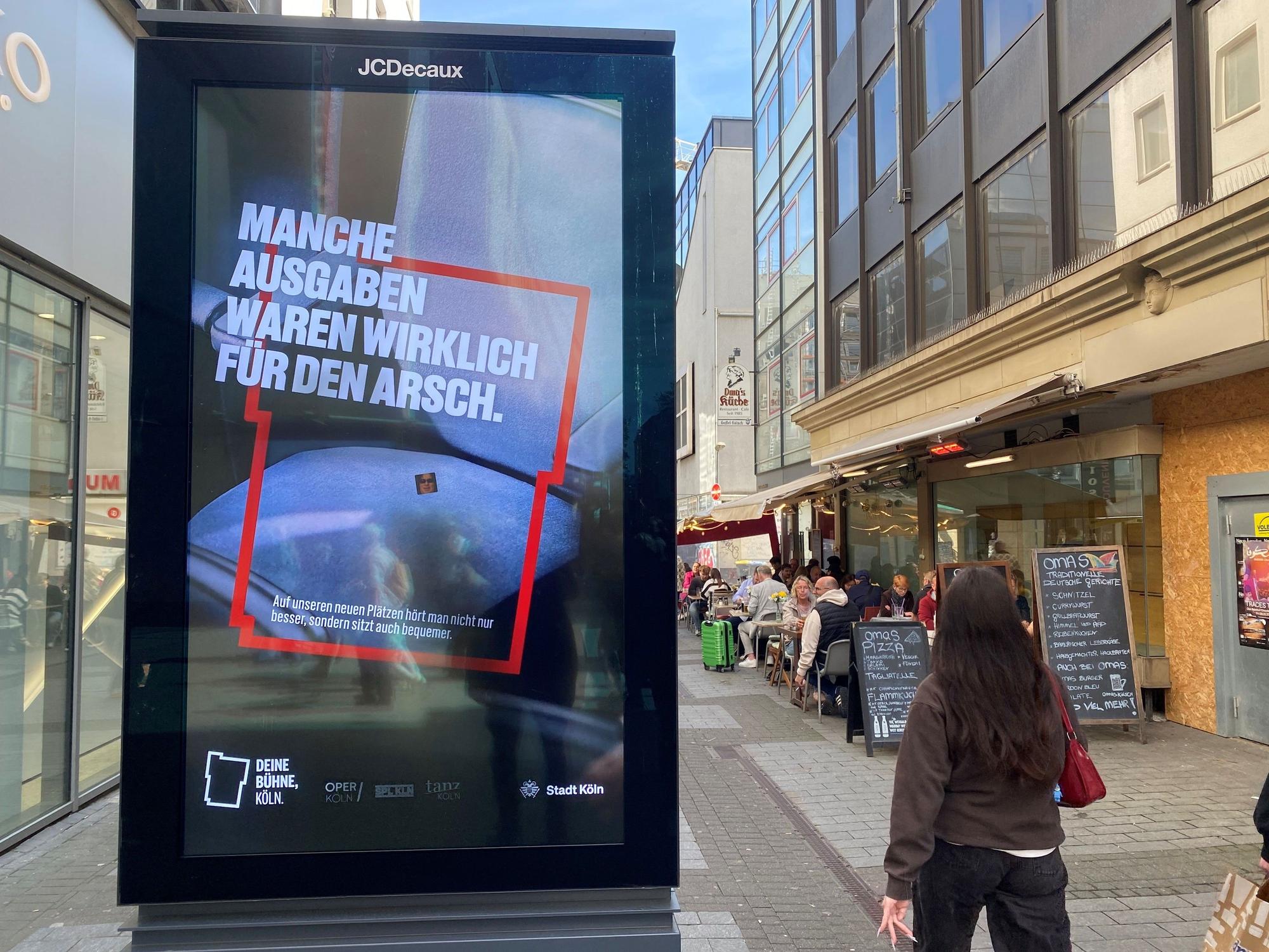 PR-Plakat für die Kölner Oper