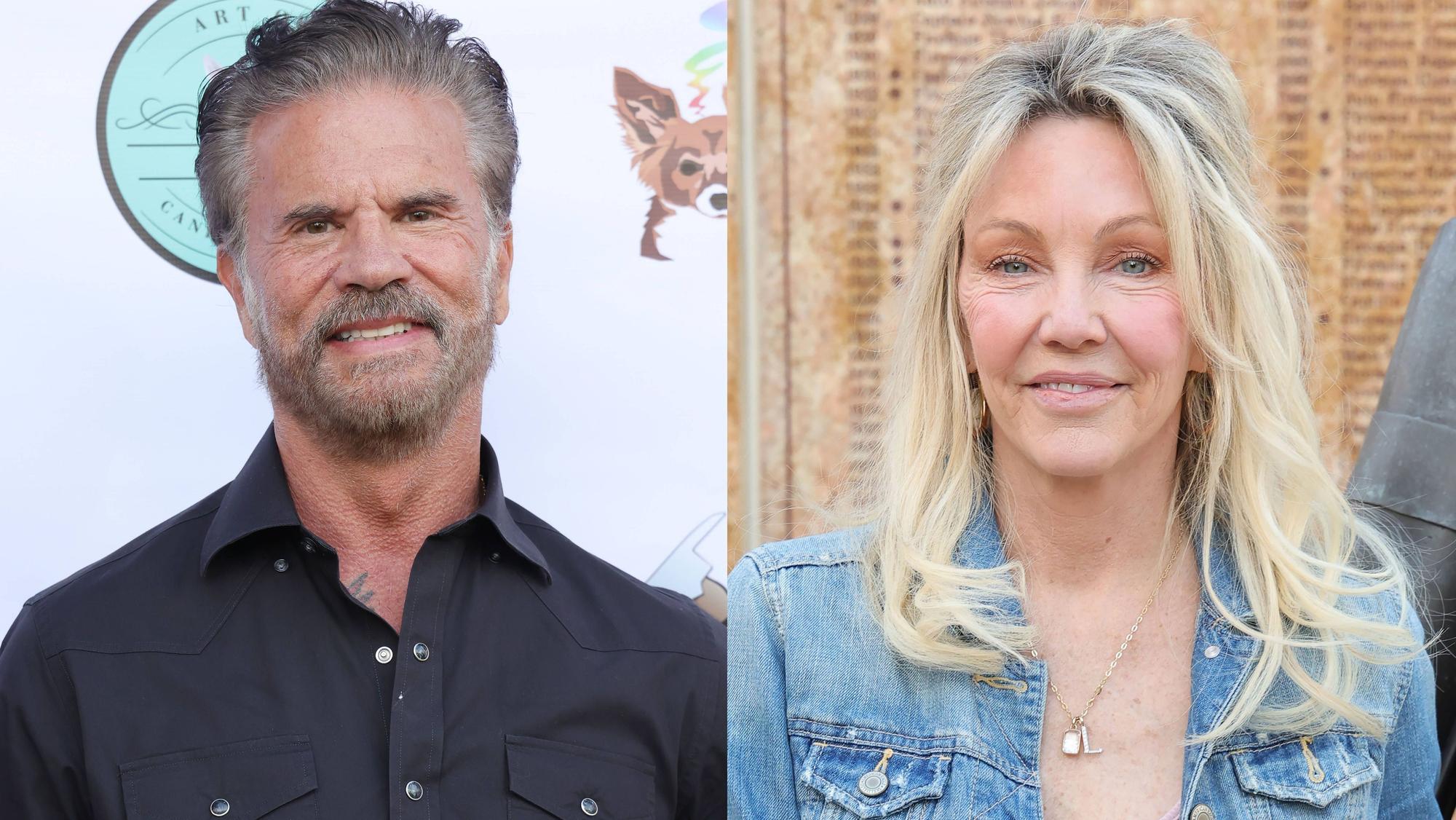 Bildcollage Lorenzo Lamas und Heather Locklear