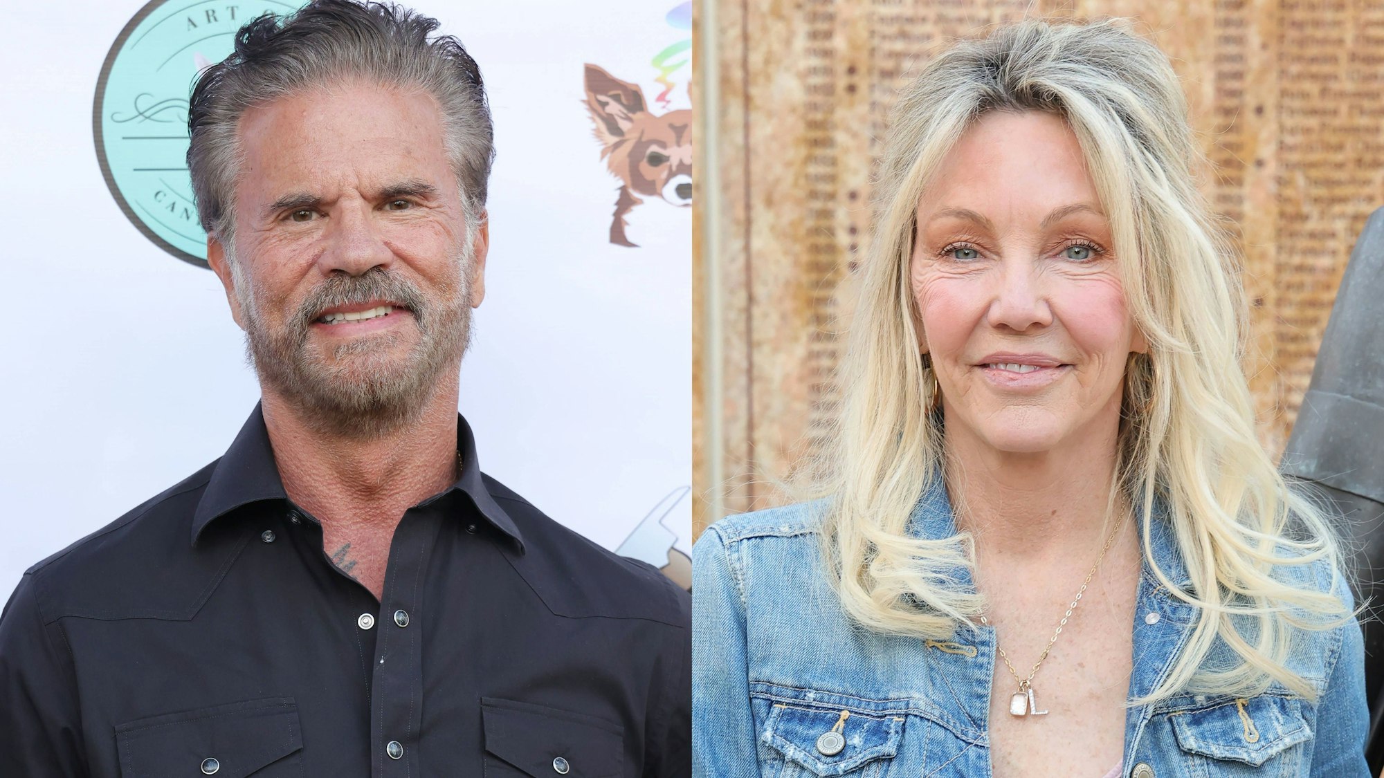 Bildcollage Lorenzo Lamas und Heather Locklear