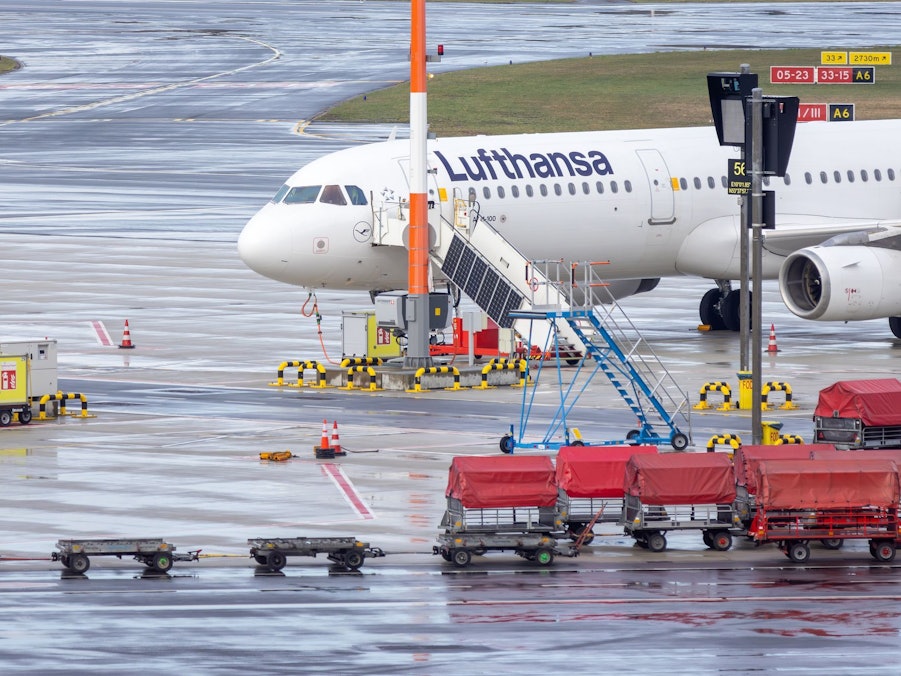 Streik bei der Lufthansa - Hamburg