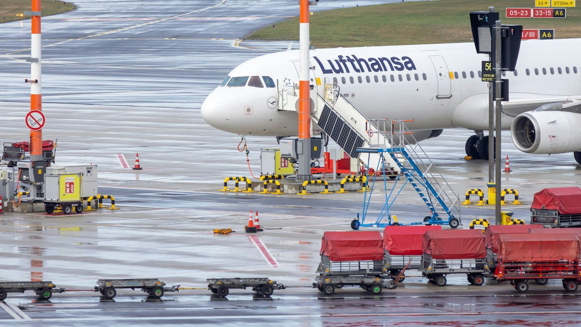 Streik bei der Lufthansa - Hamburg
