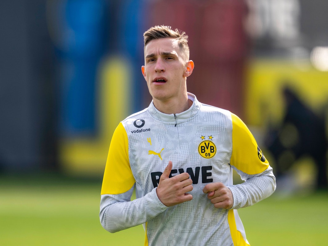Nico Schlotterbeck im Training bei Borussia Dortmund.