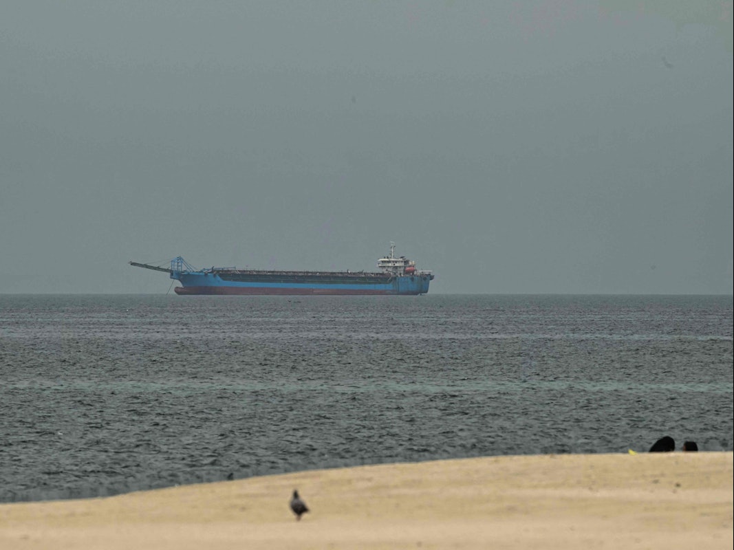 Schiff im Persischen Golf.