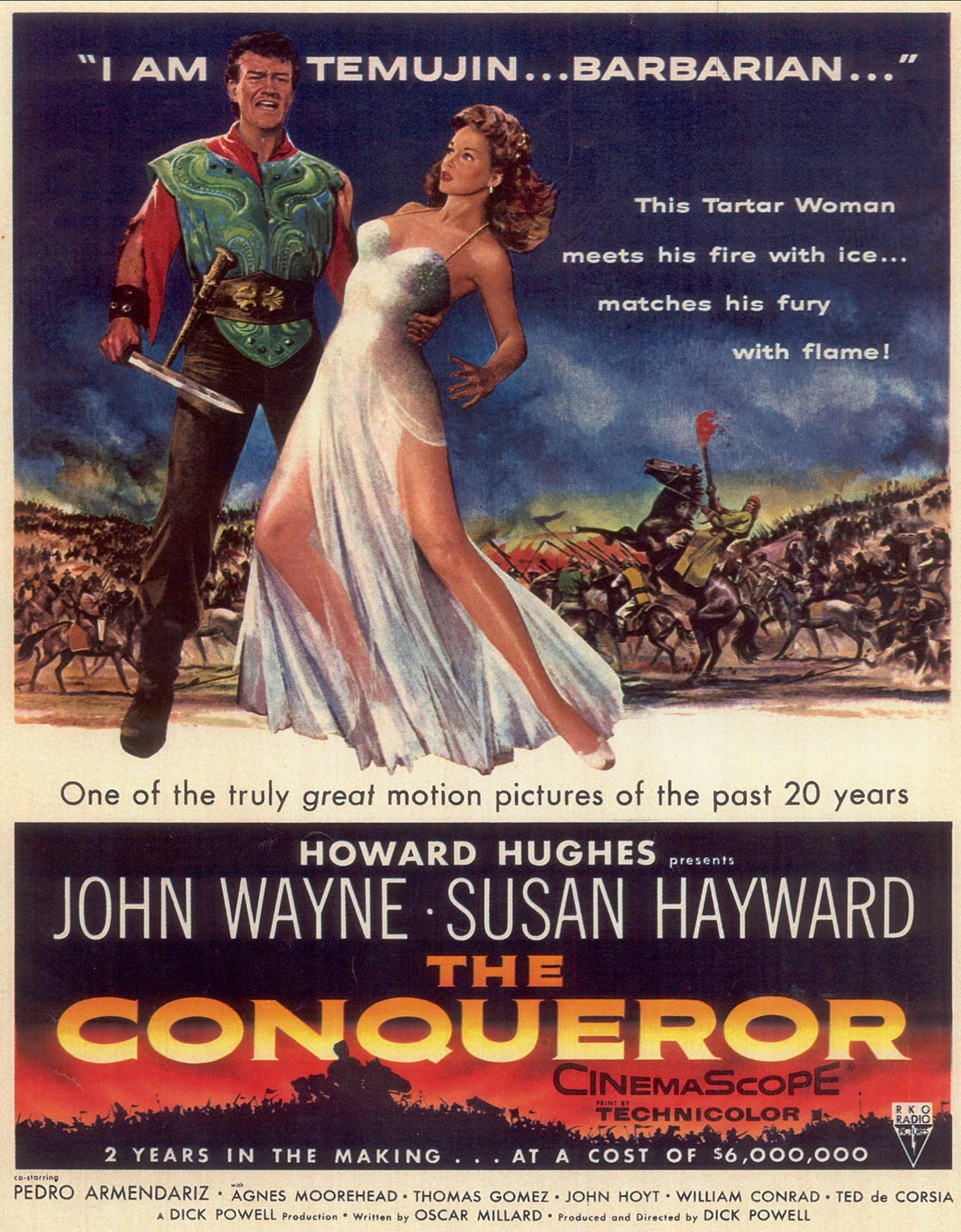 Filmplakat „The Conqueror“