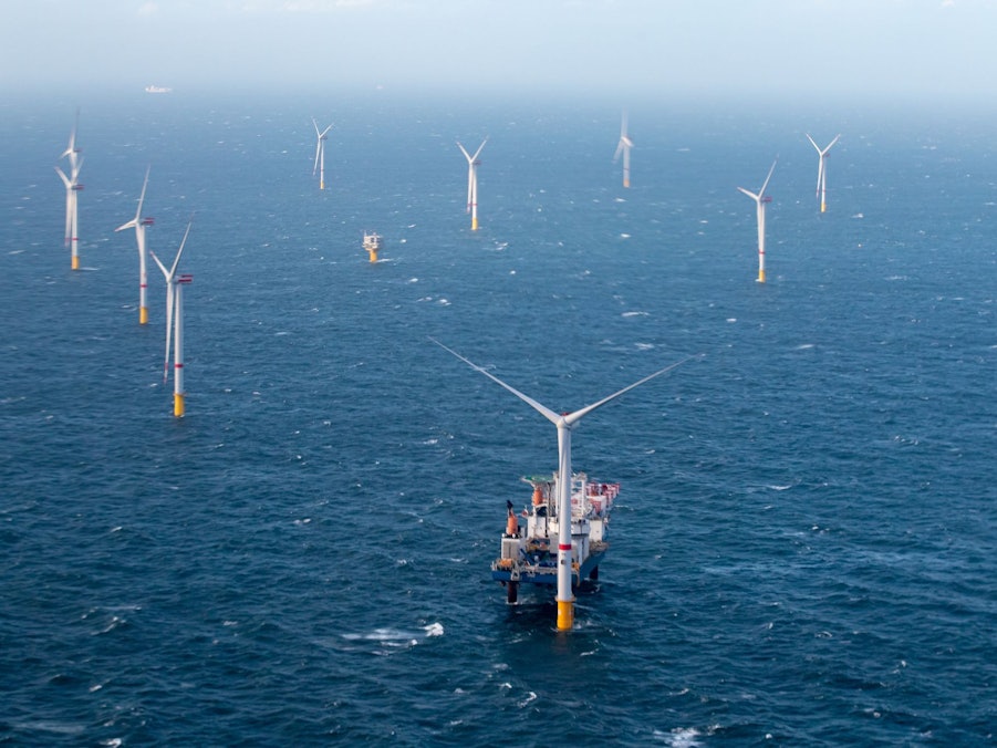 Windpark in der Nordsee