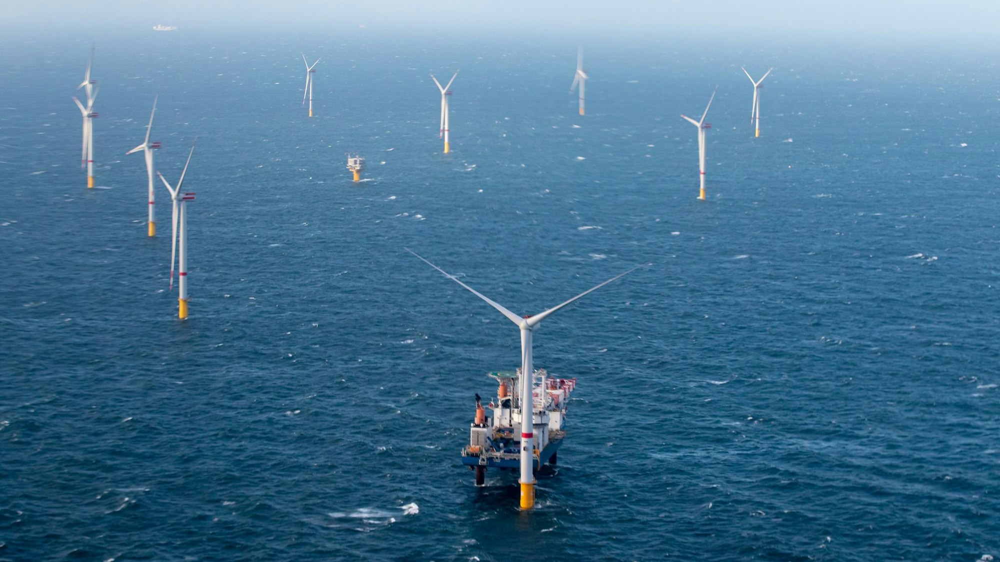 Windpark in der Nordsee
