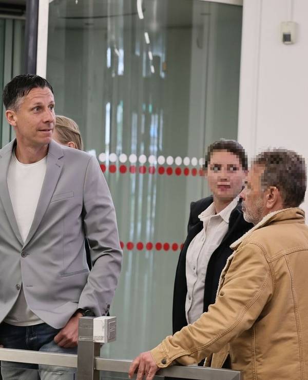 Christian Keller im Gerichtsgebäude.