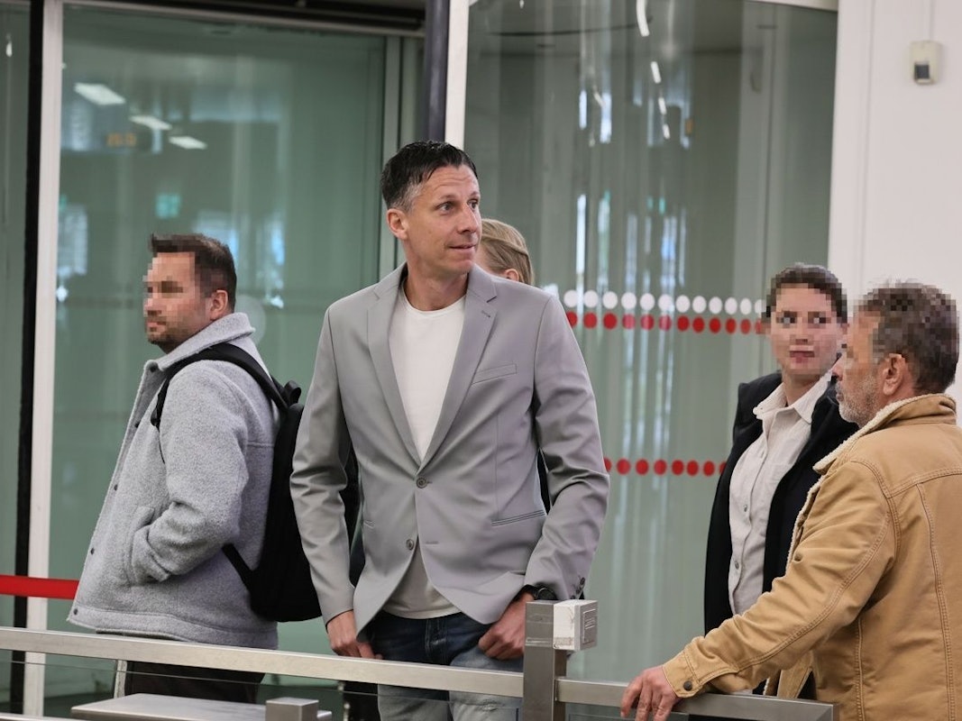 Christian Keller im Gerichtsgebäude.