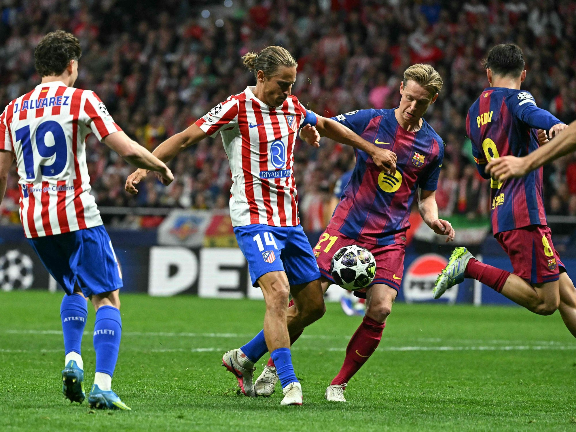 Atlético Madrid setzte sich im Champions-League-Viertelfinale gegen den FC Barcelona durch.