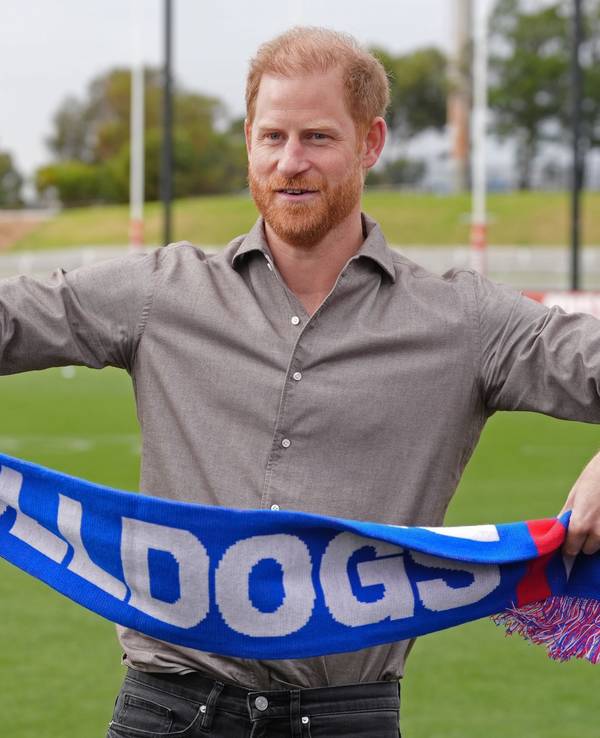 Prinz Harry während eines Auftritts in Australien.