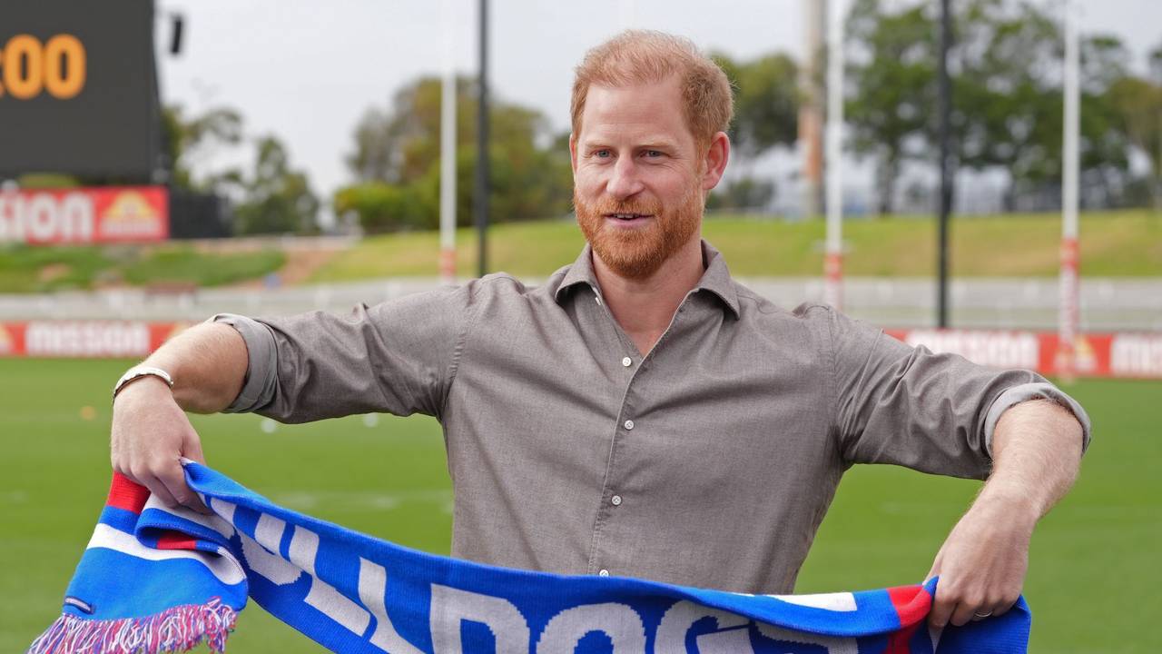 Prinz Harry während eines Auftritts in Australien.