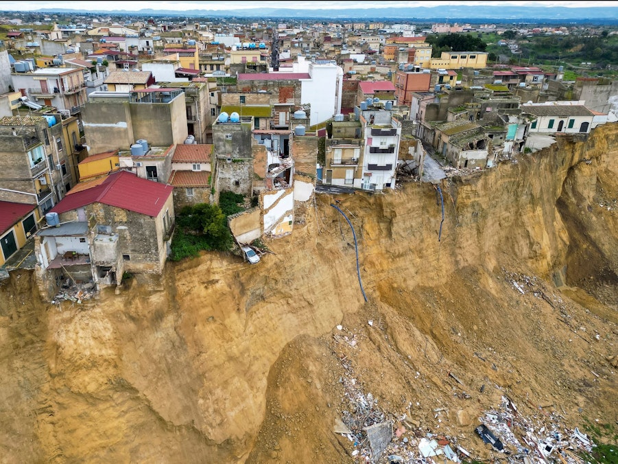 Erdrutsch in Sizilien