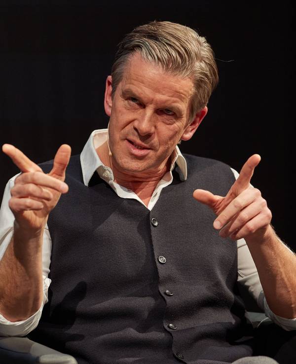 Moderator Markus Lanz bei einer veranstaltung im Thalia Theater.