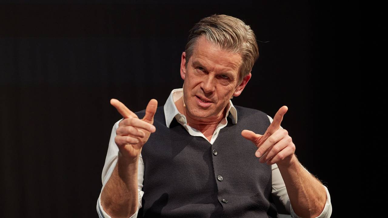 Moderator Markus Lanz bei einer veranstaltung im Thalia Theater.