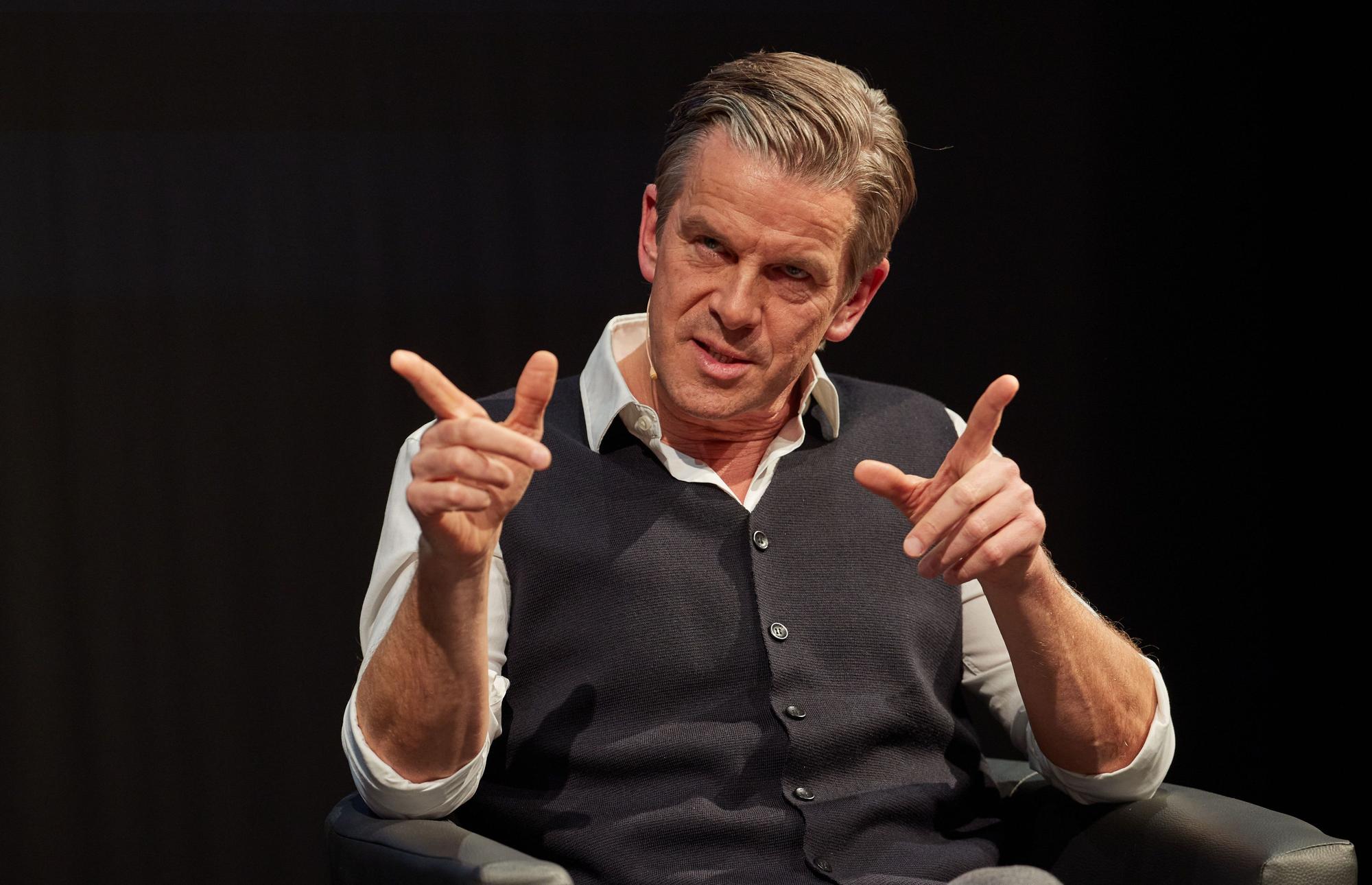 Moderator Markus Lanz bei einer veranstaltung im Thalia Theater.