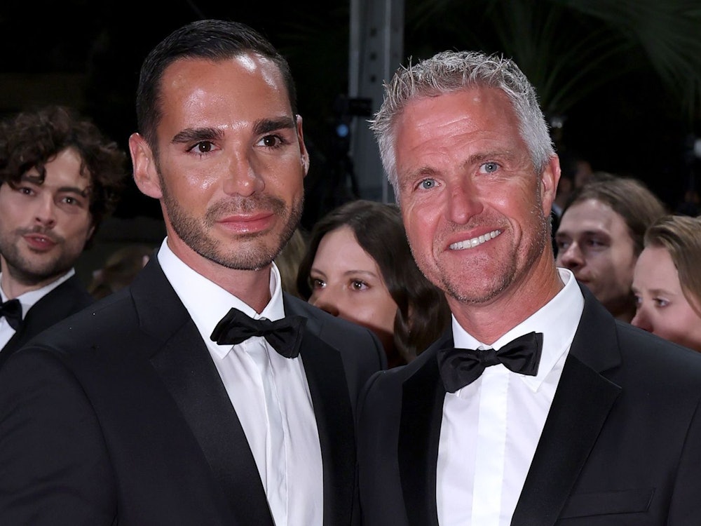 Sky begleitet Ralf Schumacher (rechts) und seinen Partner Étienne Bousquet-Cassagne bei ihrer Hochzeit. (Bild: 2025 Getty Images/Tristan Fewings)