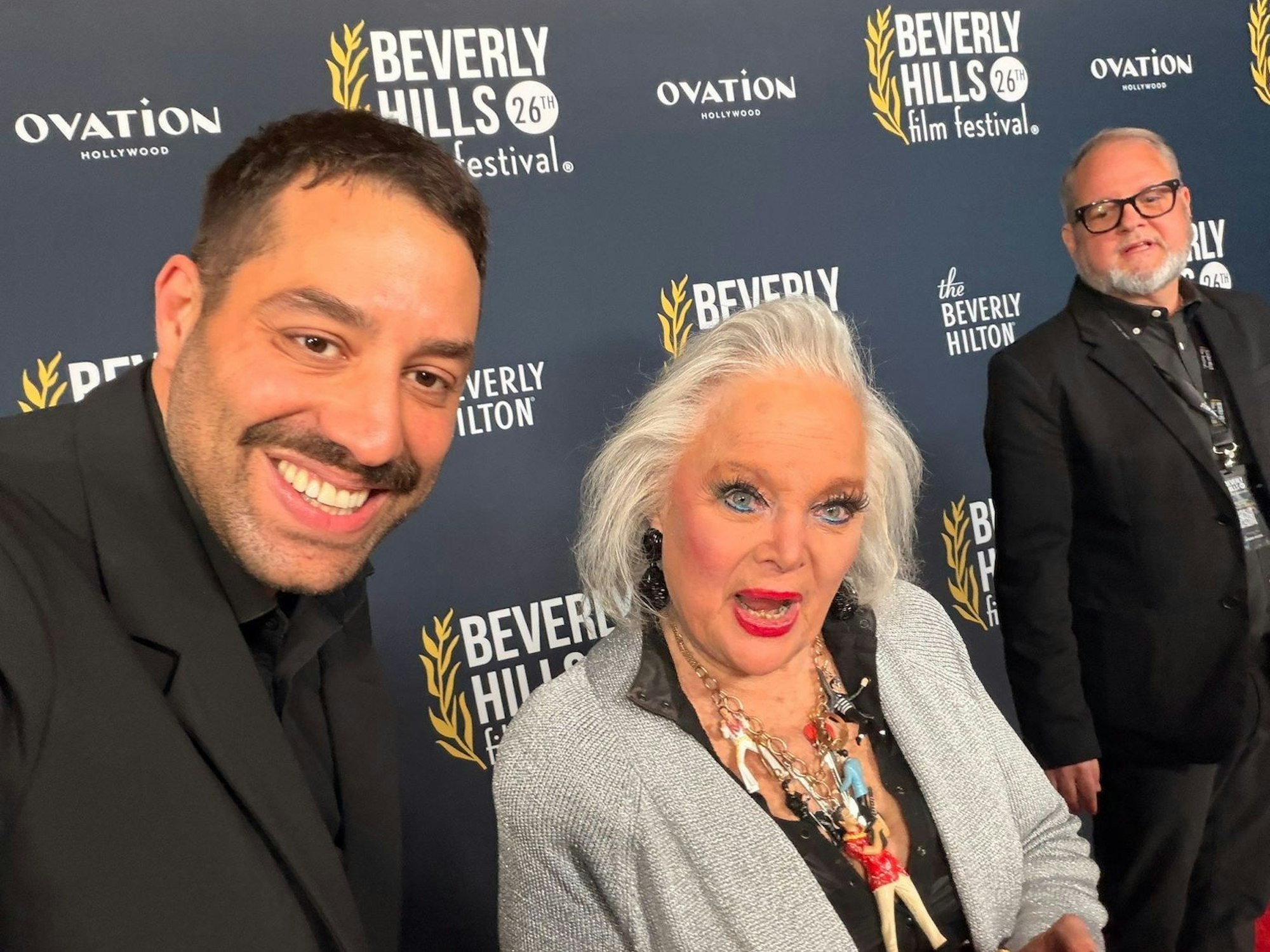 Kais Setti auf dem Roten Teppich beim Filmfestival in Beverly Hills