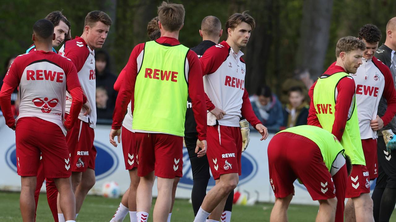 Die Profis des 1. FC Köln im Training.