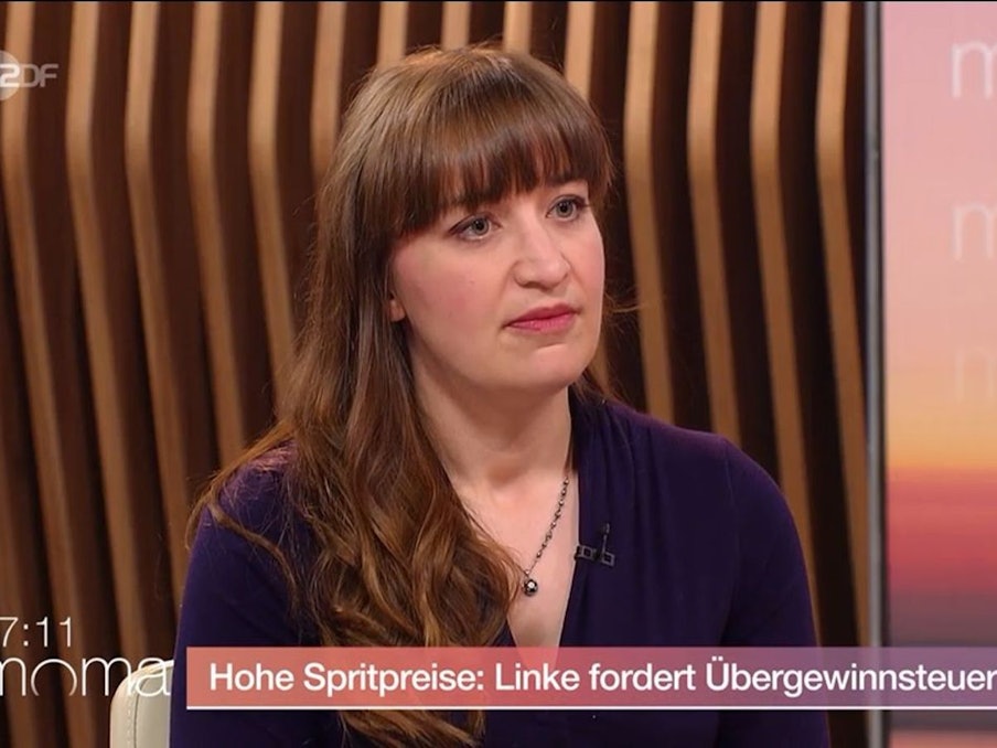 Linken-Fraktionschefin Heidi Reichinnek übte im ZDF-“Morgenmagazin“ scharfe Kritik an den Sparmaßnahmen der Bundesregierung. (Bild: ZDF)