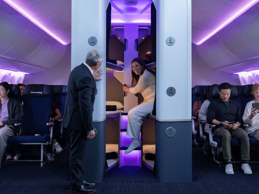 «Economy Skynest» von Air New Zealand