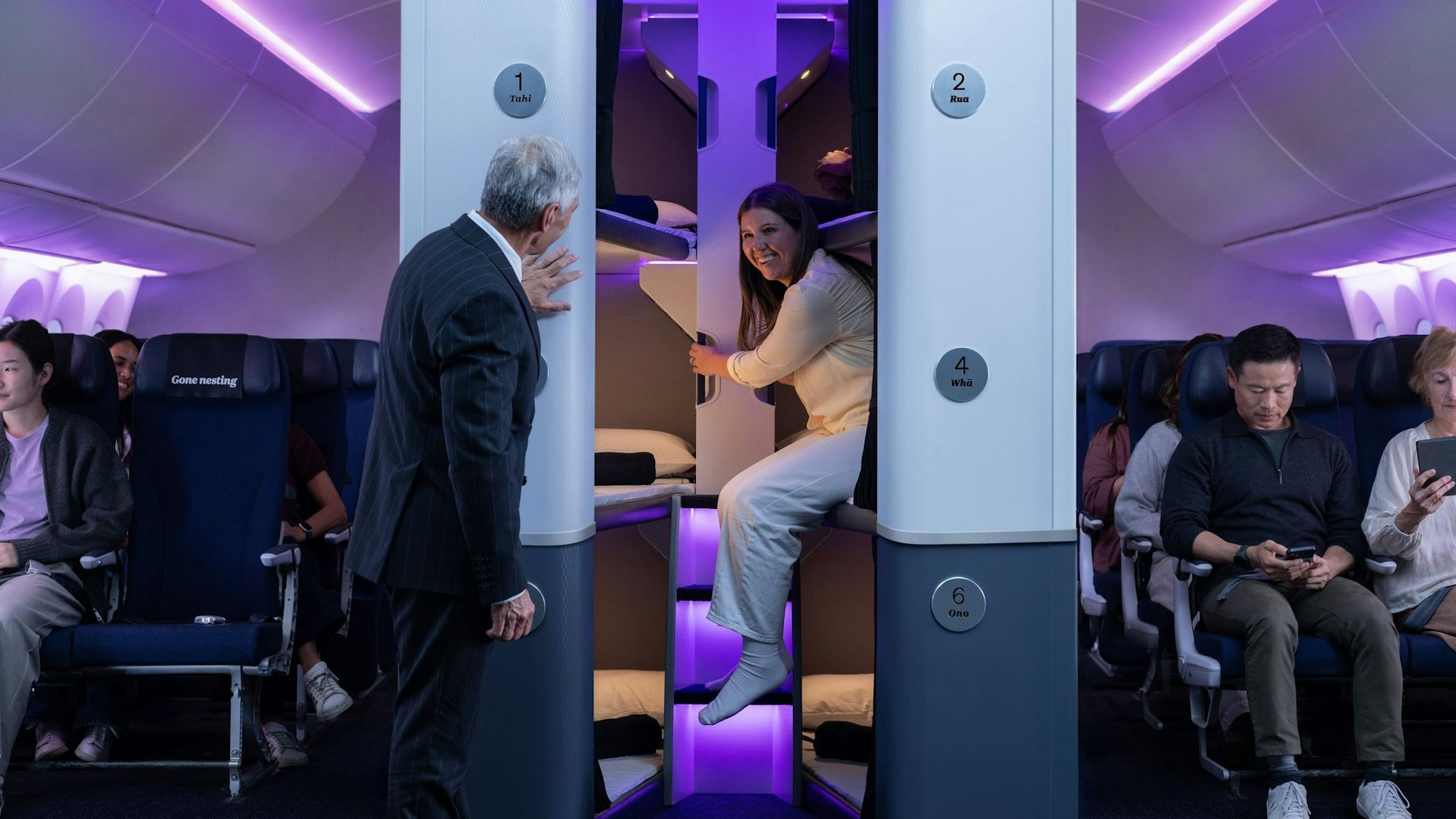 «Economy Skynest» von Air New Zealand