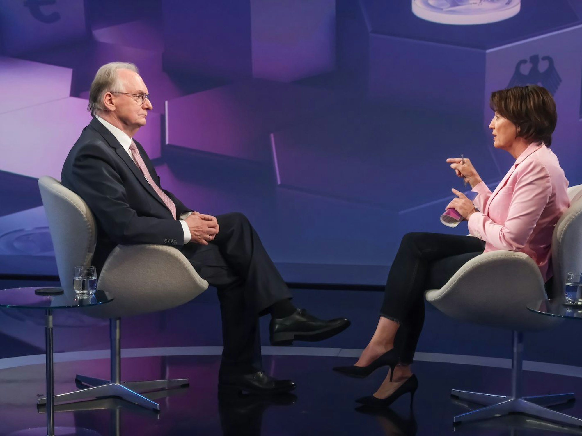 „Es wird gekämpft“: Der ehemalige Ministerpräsident von Sachsen-Anhalt, Rainer Haseloff, kämpft gegen einen Wahlsieg der AfD in seinem Bundesland. (Bild: WDR / Oliver Ziebe)