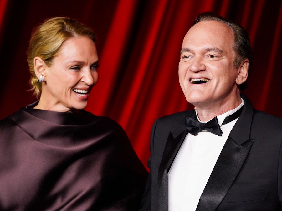 Uma Thurman und Quentin Tarantino