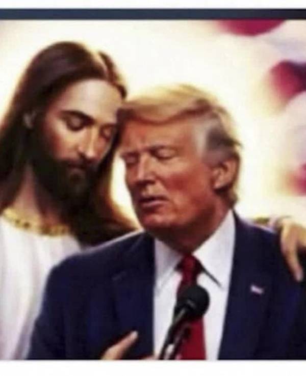 US-Präsident Donald Trump provoziert erneut mit einem neuen Jesus-Post auf seiner Plattform Truth Social.