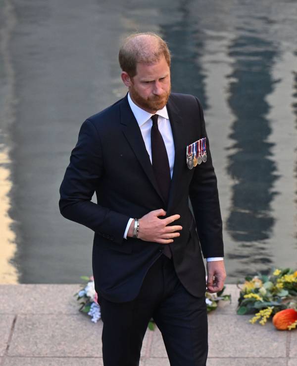 Prinz Harry bei einem Termin während seiner Australien-Reise.