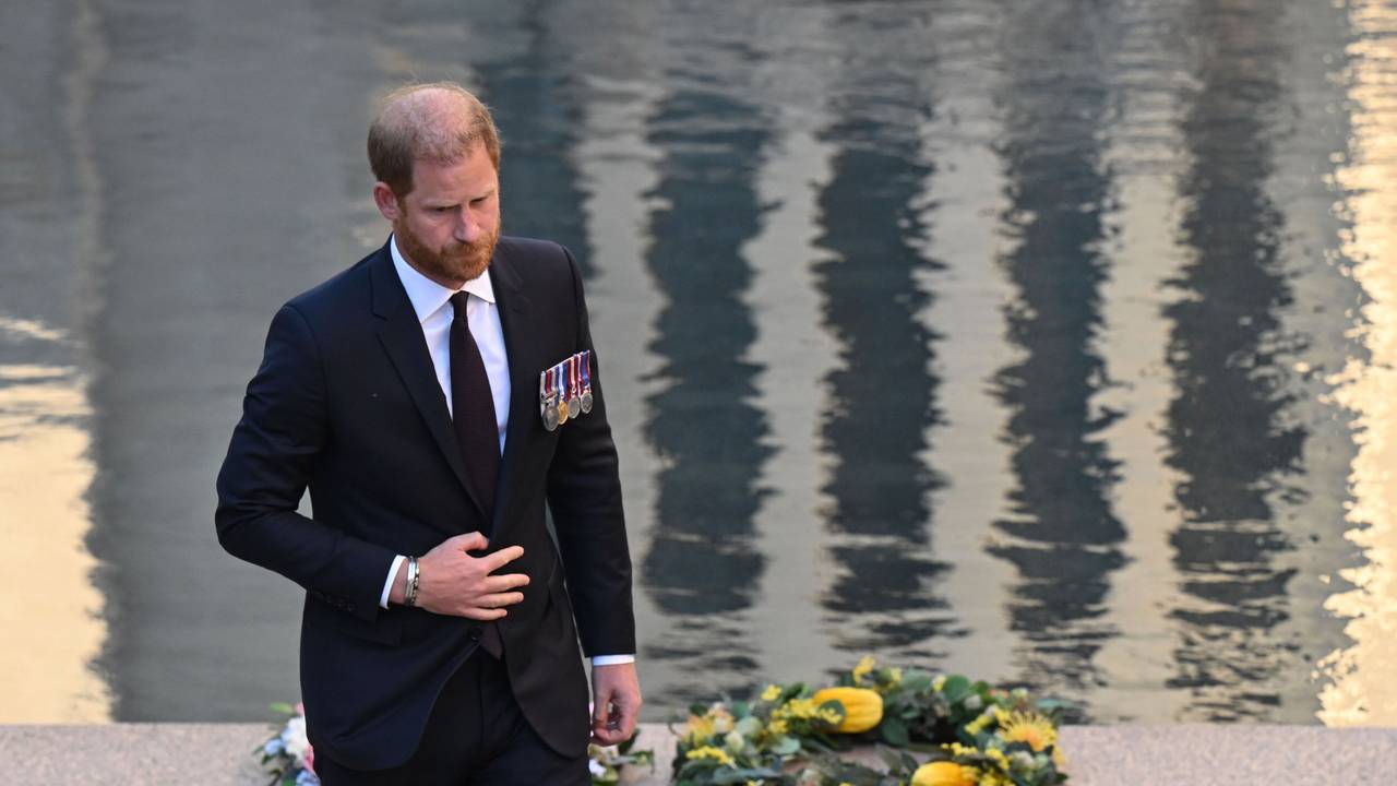 Prinz Harry bei einem Termin während seiner Australien-Reise.