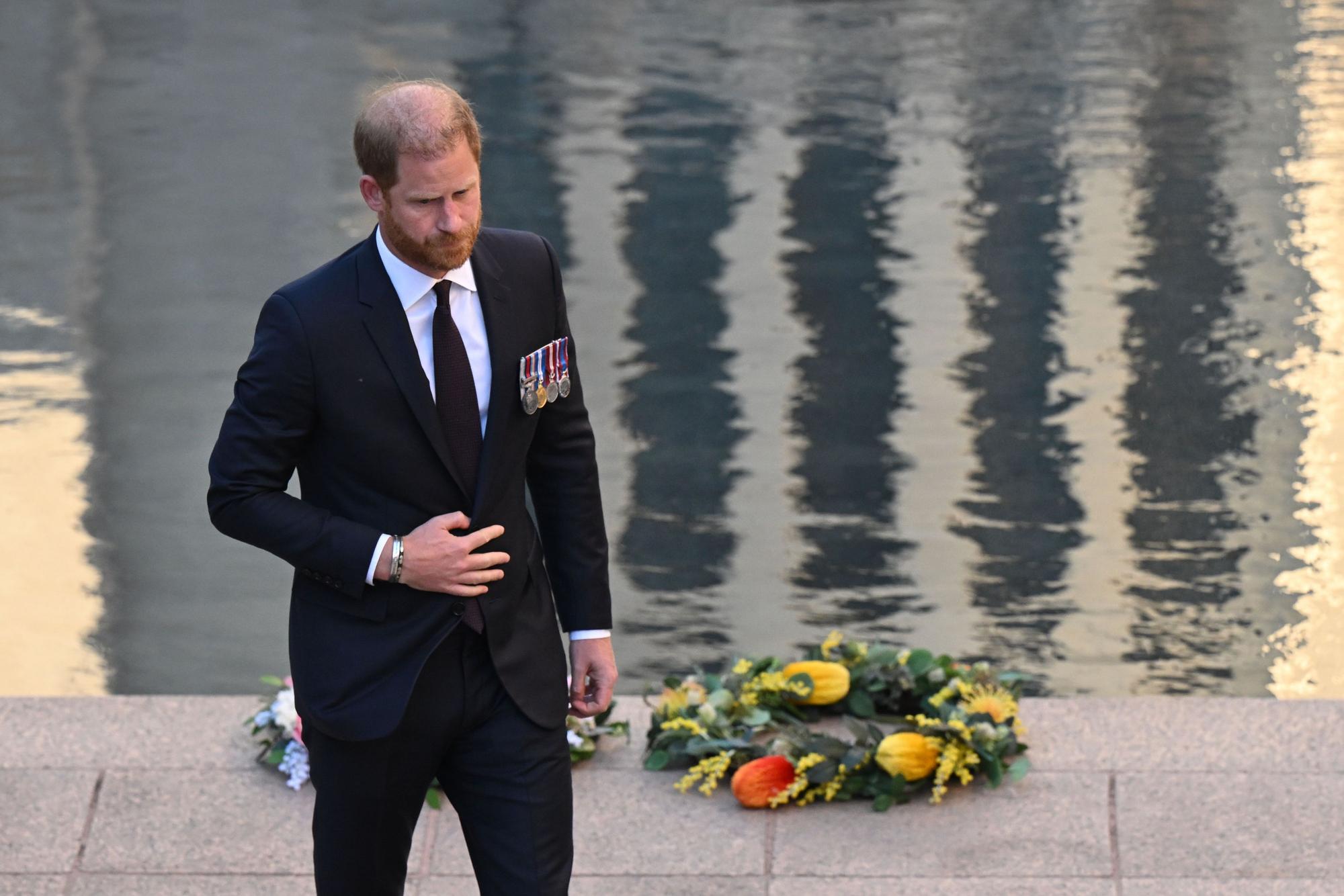 Prinz Harry bei einem Termin während seiner Australien-Reise.