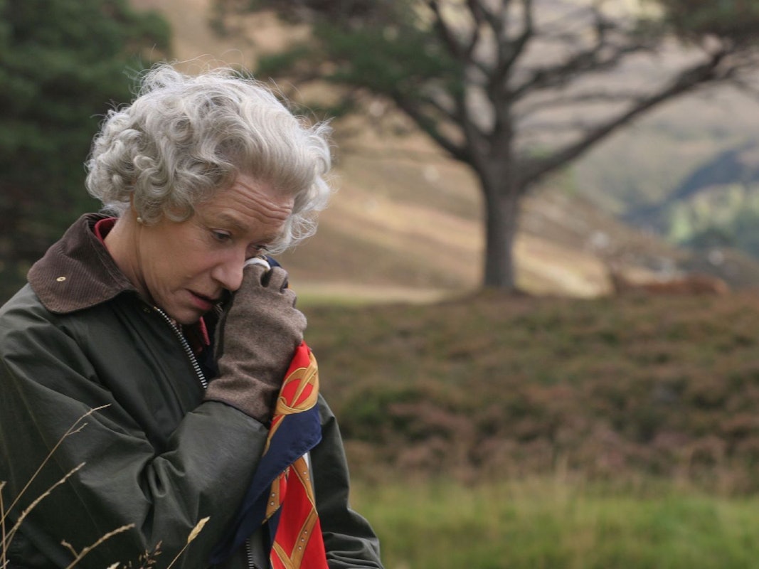 Seltener Gefühlsausbruch: Die Queen (Helen Mirren) auf ihrem Landsitz Balmoral. (Bild: ZDF/Laurie Sparham)