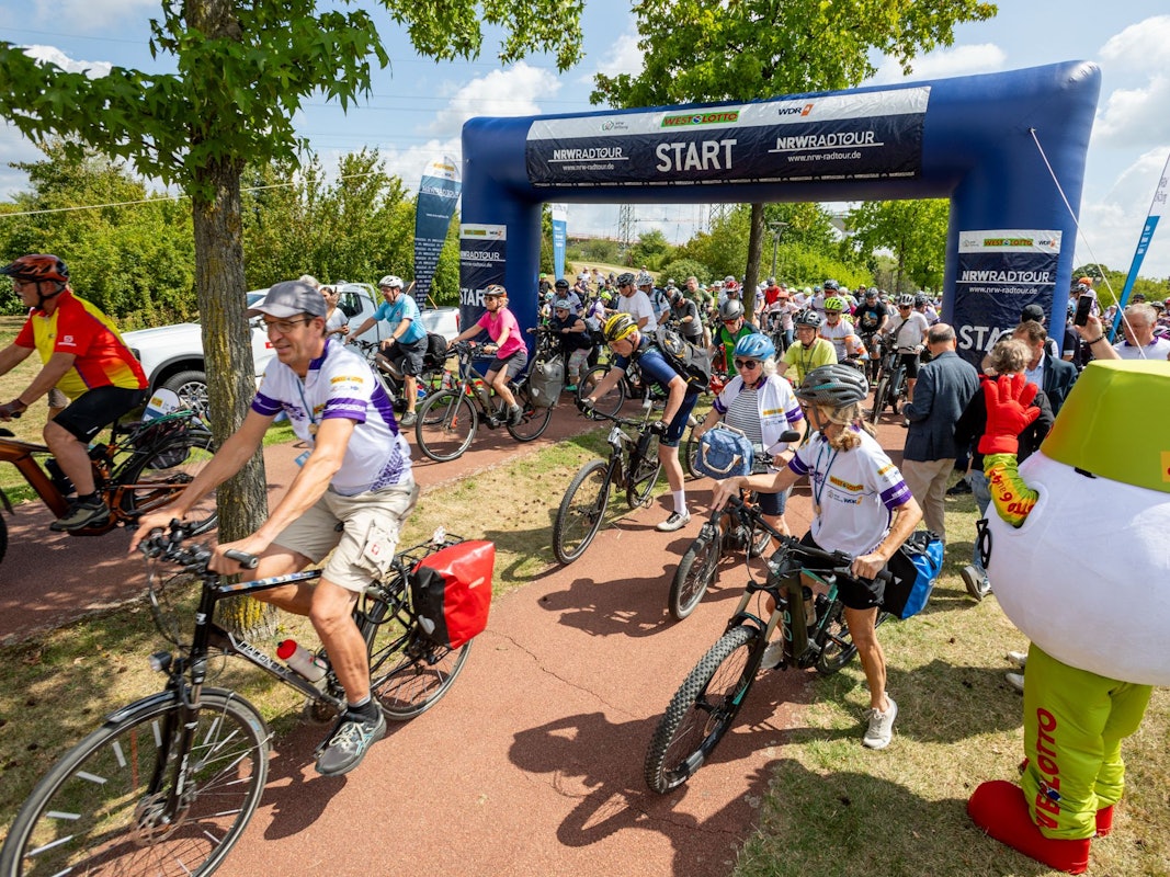 Startpunkt der NRW-Radtour.