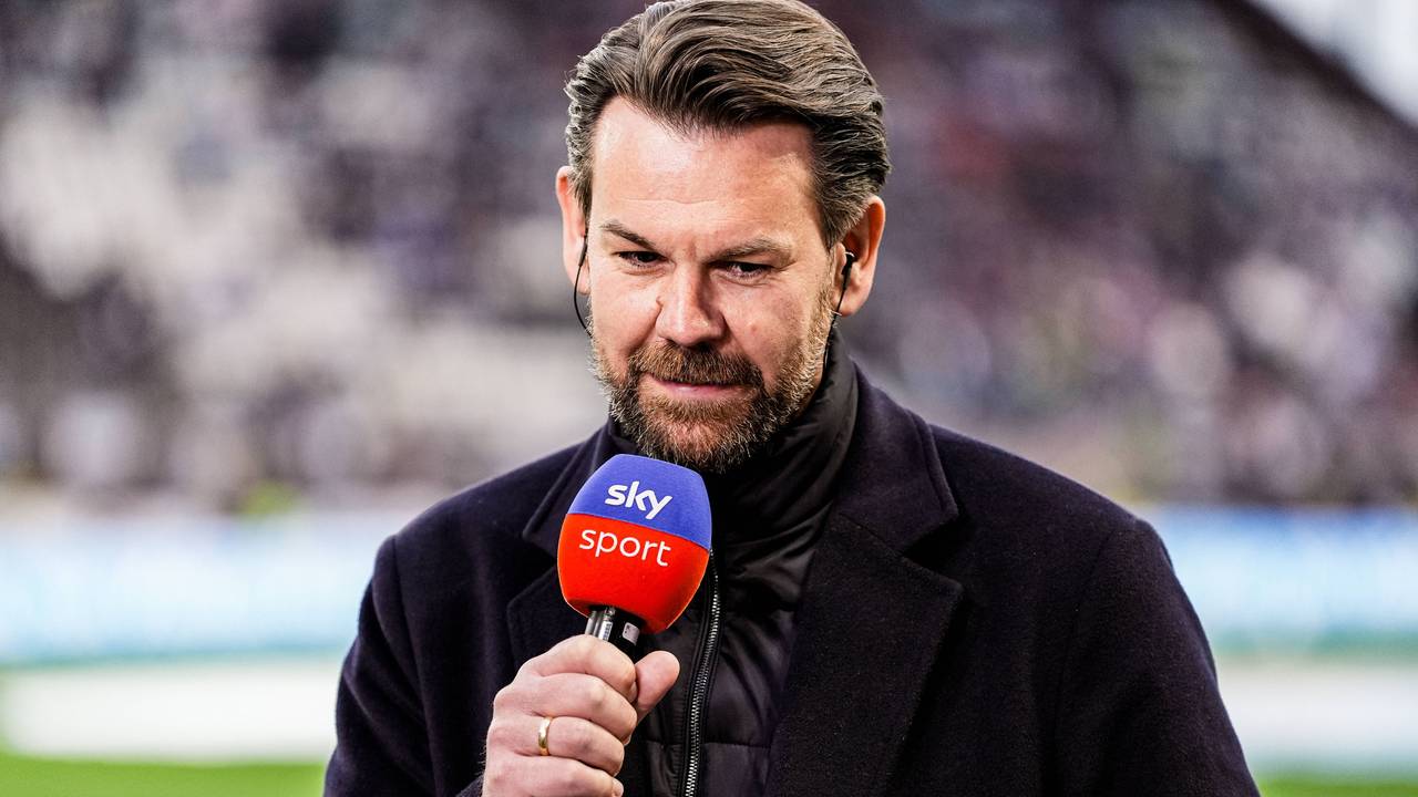 Thomas Kessler am Mikrofon von Sky.
