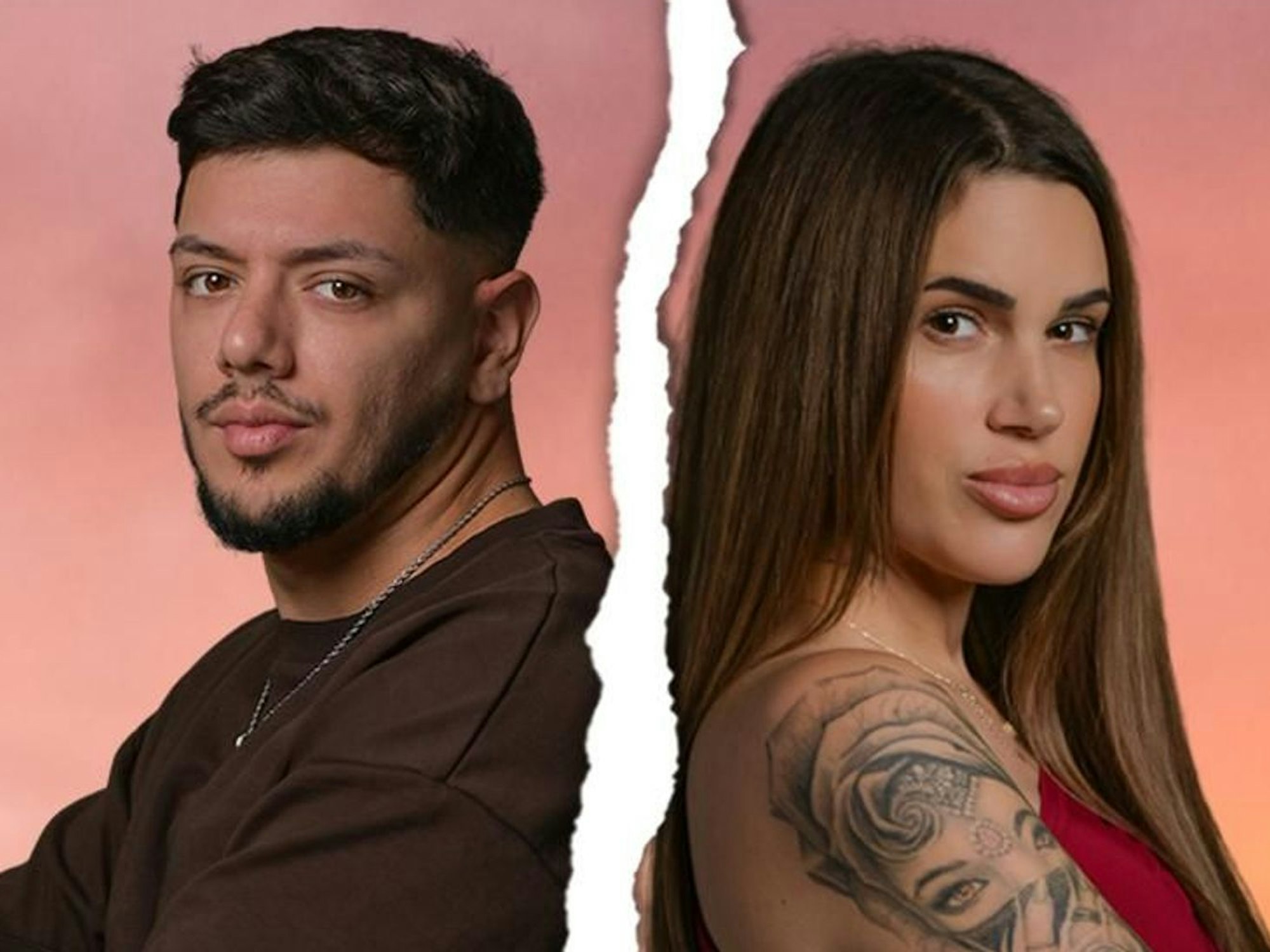 Rebecca Ries und Gök Göker lernten sich 2024 bei „Temptation Island VIP“ kennen. (Bild: RTL / Africa Vumazonke)