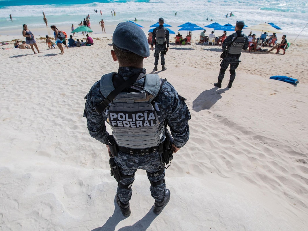 Polizist in Cancún